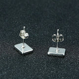 Poker Card Earrings Stud Stainless Steel Spade Playing Card Party Brincos