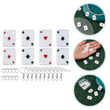 Poker Playing Charm Jewelry Earrings Charms Necklace DIY Pendants