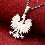 Poland Eagle Pendant Necklace for Women