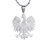 Poland Symbol Eagle Pendant Necklaces Polska Poles Jewelry For Women