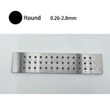 Poland Warehouse Tungsten Carbide Wire Drawplate Jewelry Making Tool