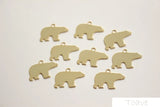 Polar Bear Copper Plated Pendant 18K DIY Accessories