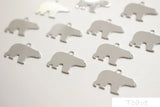 Polar Bear Copper Plated Pendant 18K DIY Accessories