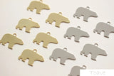 Polar Bear Copper Plated Pendant 18K DIY Accessories