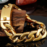 Polished Stainless Steel Bracelet for Men