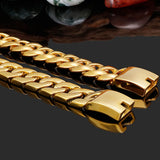 Polished Stainless Steel Bracelet for Men