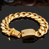 Polished Stainless Steel Bracelet for Men