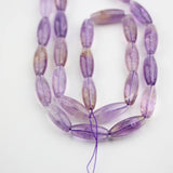 Polished Natural Mixed Gems Loose Beads,Raw Stones Rice Shape Beads Jewelry