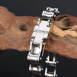 Stainless Steel Bike Motorcycle Chain Men's Bracelet