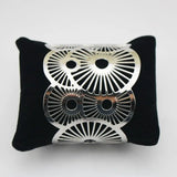 Silver Geometric Bangle Bracelet Stainless Steel