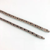 Stainless Steel Rhinestone Bracelet Health Therapy Magnetic Bangle