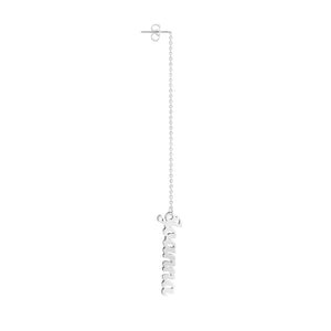 Personalized Name Earrings Stainless Steel Studs