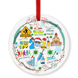 Customize Pattern DIY Ceramics Ornament Christmas Decorations