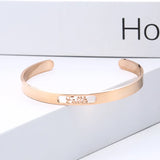PolishedPlus Faith DIY Stainless Steel Letter Bracelet