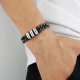 PolishedPlus Men Bracelet Stainless Steel Chain Bangle