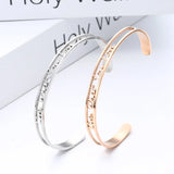 Stainless Steel Letter Bracelet for Women - Gift for Girl
