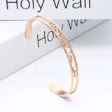 Stainless Steel Letter Bracelet for Women - Gift for Girl