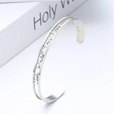 Stainless Steel Letter Bracelet for Women - Gift for Girl