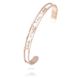 Stainless Steel Letter Bracelet for Women - Gift for Girl