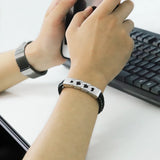 PolishedPlus Stainless Steel Leather Bracelet Gift For Men Father