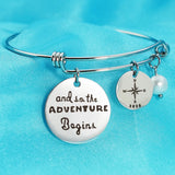 PolishedPlus Inspirational Adjustable Bangle Bracelet for Women