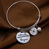 PolishedPlus Inspirational Adjustable Bangle Bracelet for Women