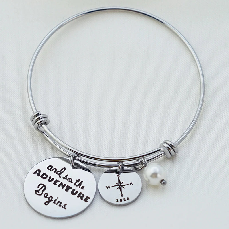 PolishedPlus Inspirational Adjustable Bangle Bracelet for Women