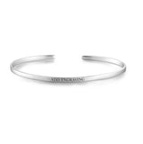 Customizable Steel Bracelet for Her