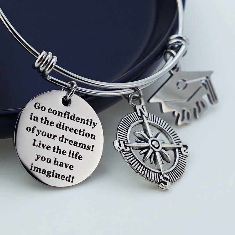 PolishedPlus Dreams Bracelet - Custom Stainless Steel Bangle