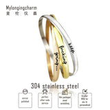 PolishedPlus Bracelet - Inspirational Stainless Steel Bangle for Women