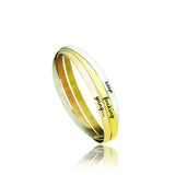 PolishedPlus Bracelet - Inspirational Stainless Steel Bangle for Women