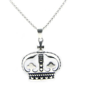 316L Stainless Steel Mens Cross Pendant Necklace