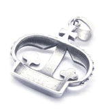 316L Stainless Steel Mens Cross Pendant Necklace