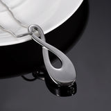 Infinity Ash Keepsake Urn Necklace for Pet/Human Memorial Jewelry
