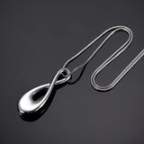 Infinity Ash Keepsake Urn Necklace for Pet/Human Memorial Jewelry