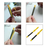 Sanding Tool with Sand Paper Plastic Stick