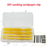 Polishing Sandpaper Kit Sanding Tool with Plastic Stick