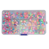 Polymer Clay Bead Kit 300 Beads Clay Bead Kit for Earring Making