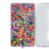 Polymer Clay Bead Kit 300 Beads Clay Bead Kit for Earring Making