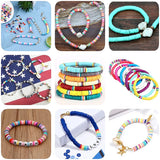 Polymer Clay Beads Rings Crystal Accessories 5393 Pcs 6mm DIY Jewelry