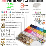 Polymer Clay Beads Set for Boho Bracelet Making