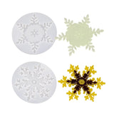 3D Snowflake Silicone Mold for Polymer Clay Crafting