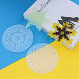 3D Snowflake Silicone Mold for Polymer Clay Crafting