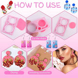 Geometric Shape Polymer Clay Earring Cutter with Card