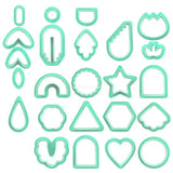 Polymer Clay Cutter Kit for Jewelry Making, Plastic Earring Cutters