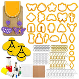 Polymer Clay Cutter Set with Earring Cards, Earring Hook T8DE