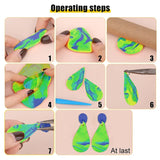 Polymer Clay Cutter Set with Earring Hooks and Earring Cards