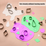 Polymer Clay Cutter Set with Earring Hooks, Jump Rings and Earring Backs