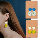 Polymer Clay Cutter Set with Earring Hooks and Earring Cards