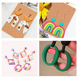 Polymer Clay Earring Cutters with Cards and Hooks